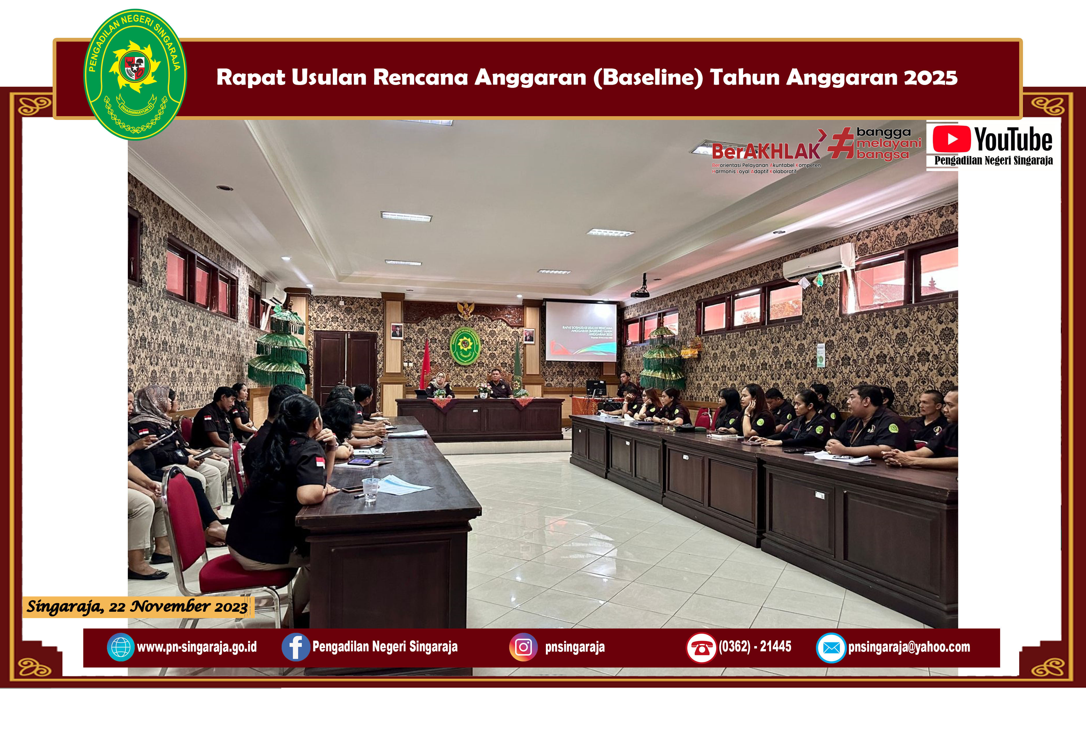 Rapat Usulan Rencana Anggaran (Baseline) Tahun Anggaran 2025