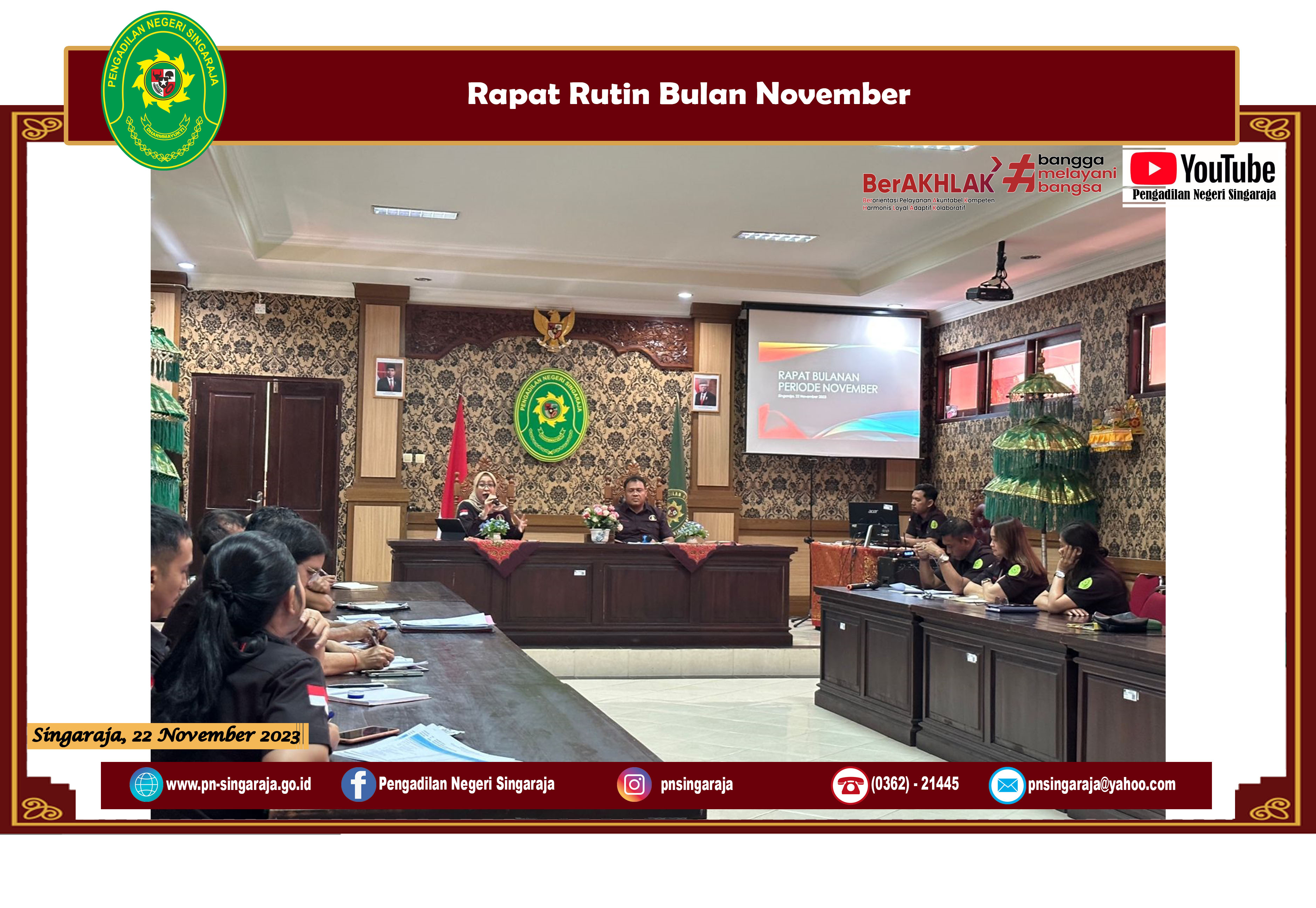 Rapat Rutin Periode November