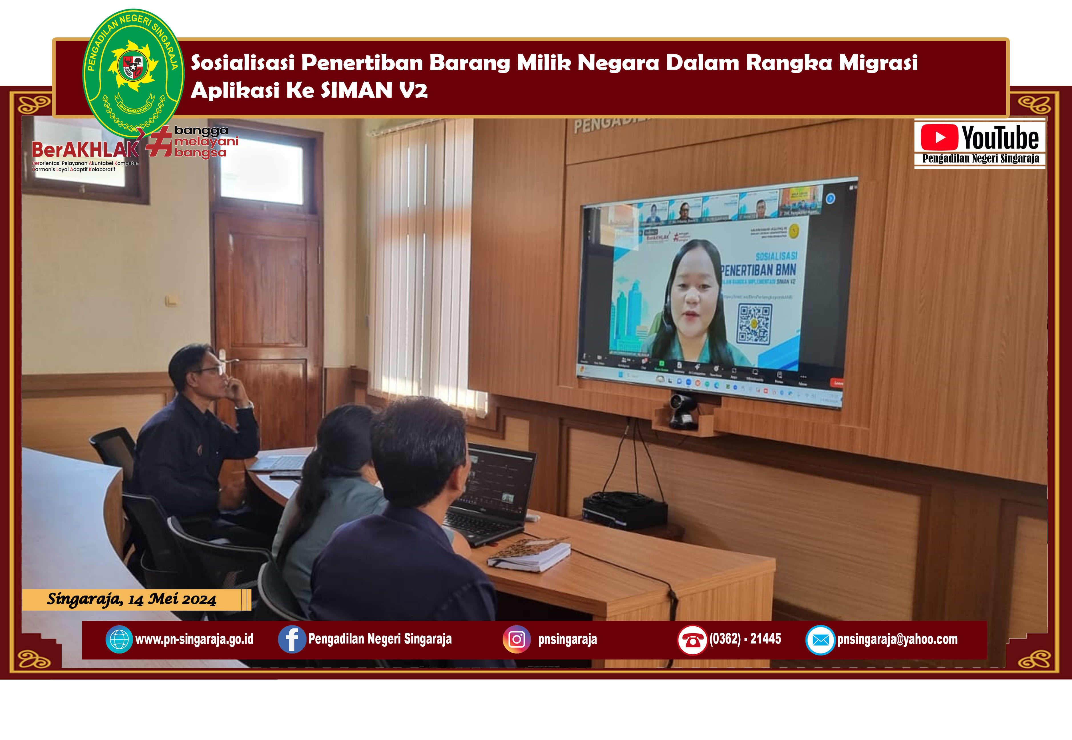 Sosialisasi Penertiban Barang Milik Negara Dalam Rangka Migrasi Aplikasi Ke Siman v2