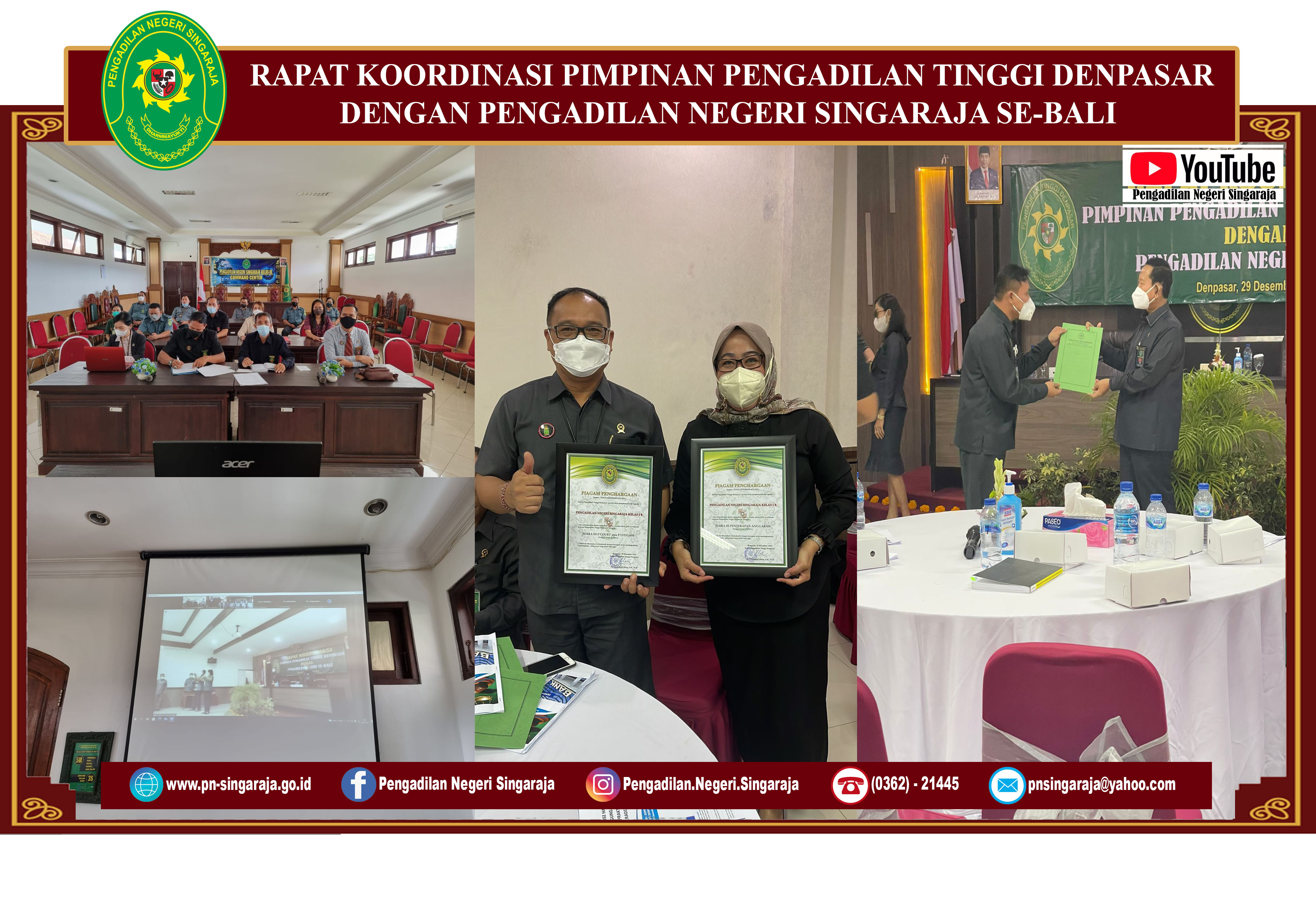 Rapat Koordinasi Pimpinan Pengadilan Tinggi Denpasar Dengan Pengadilan Negeri Se-Bali