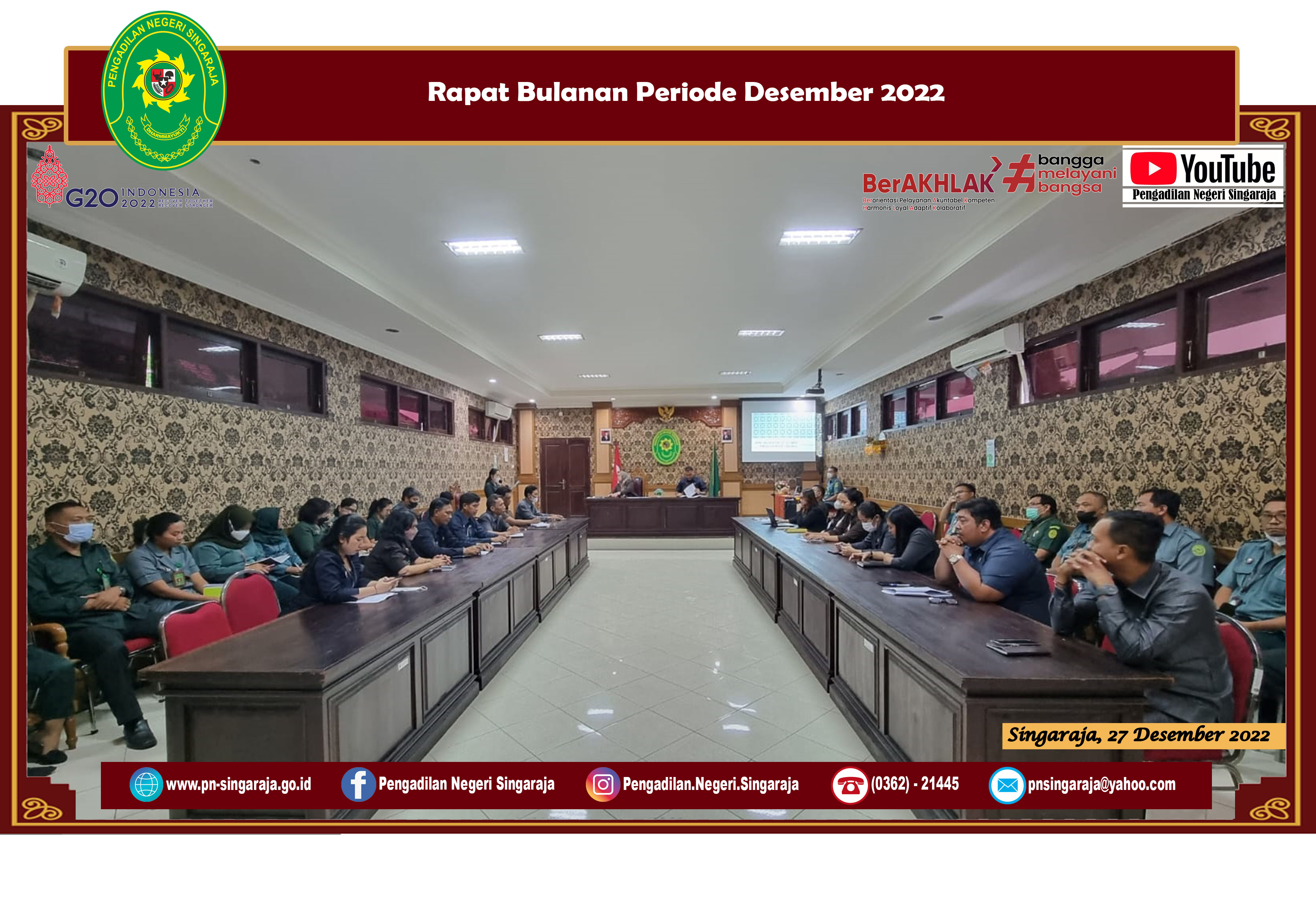 Rapat Rutin Bulanan Periode Desember