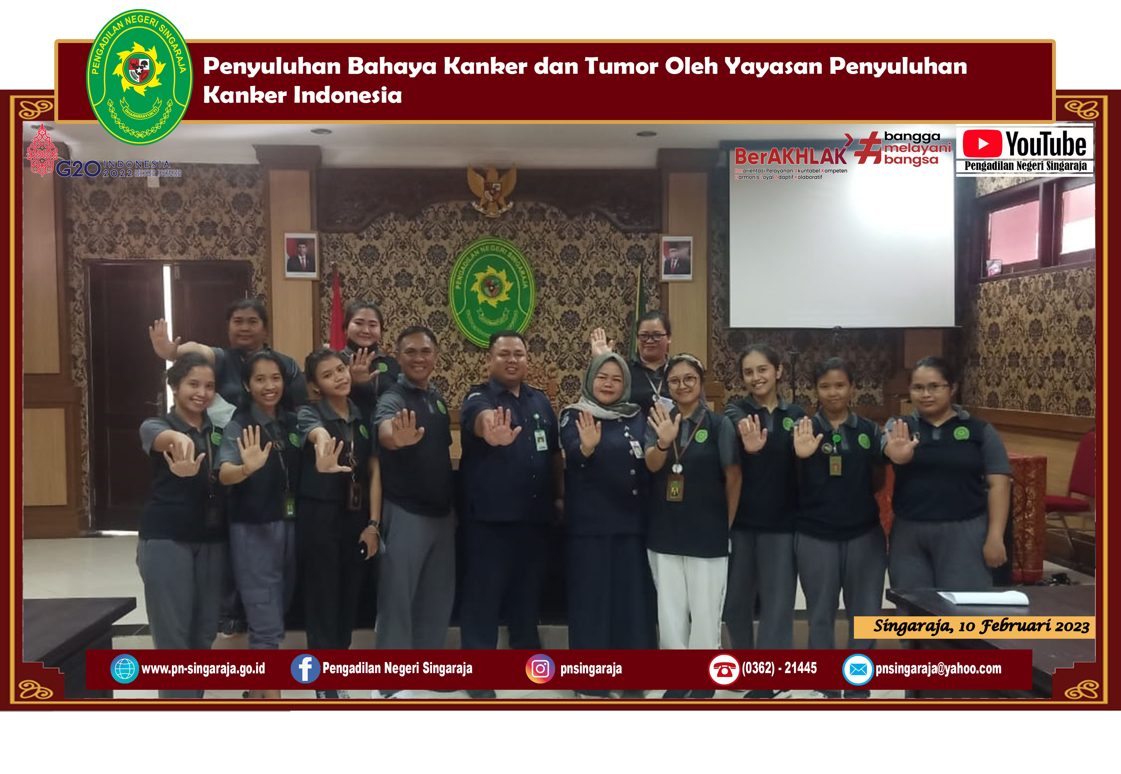 Penyuluhan Bahaya Kanker dan Tumor Oleh Yayasan Penyuluhan Kanker Indonesia