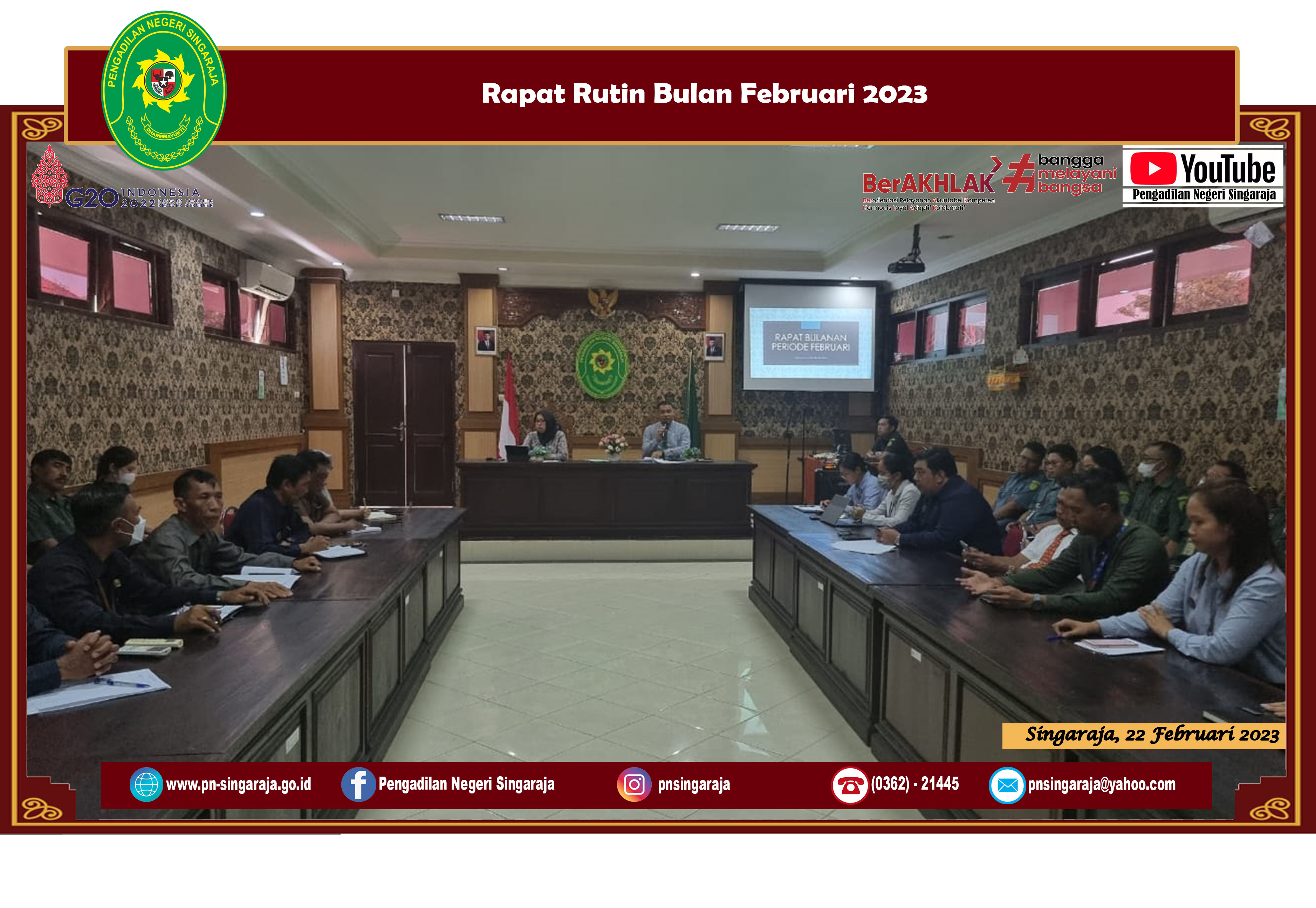 Rapat Rutin Bulan Februari 2023