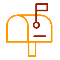 Wired outline 1127 mailbox hover pinch